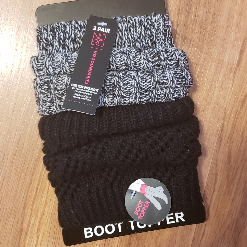 2 pairs of Boot toppers